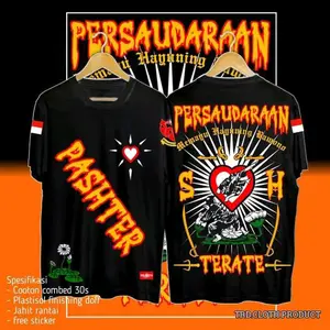 kaos Lawasan PSHT Viral Best Seller Free Gelang dan Stiker