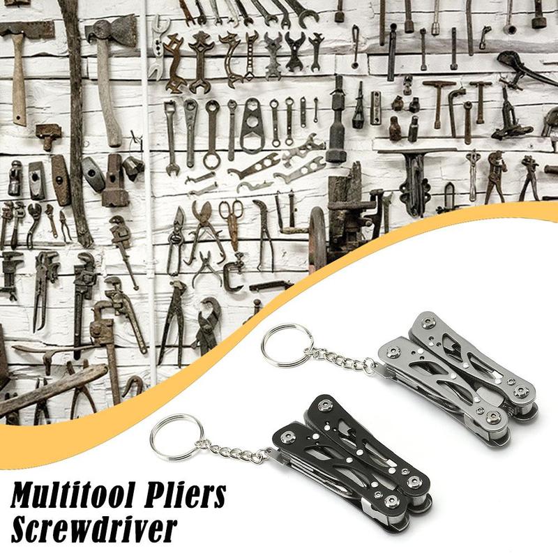 Product Introduction of 1pcs Multitool Pliers Outdoor Mini Tool Pliers Portable Screwdriver Multi Purpose Folding Maintenance Pliers 18