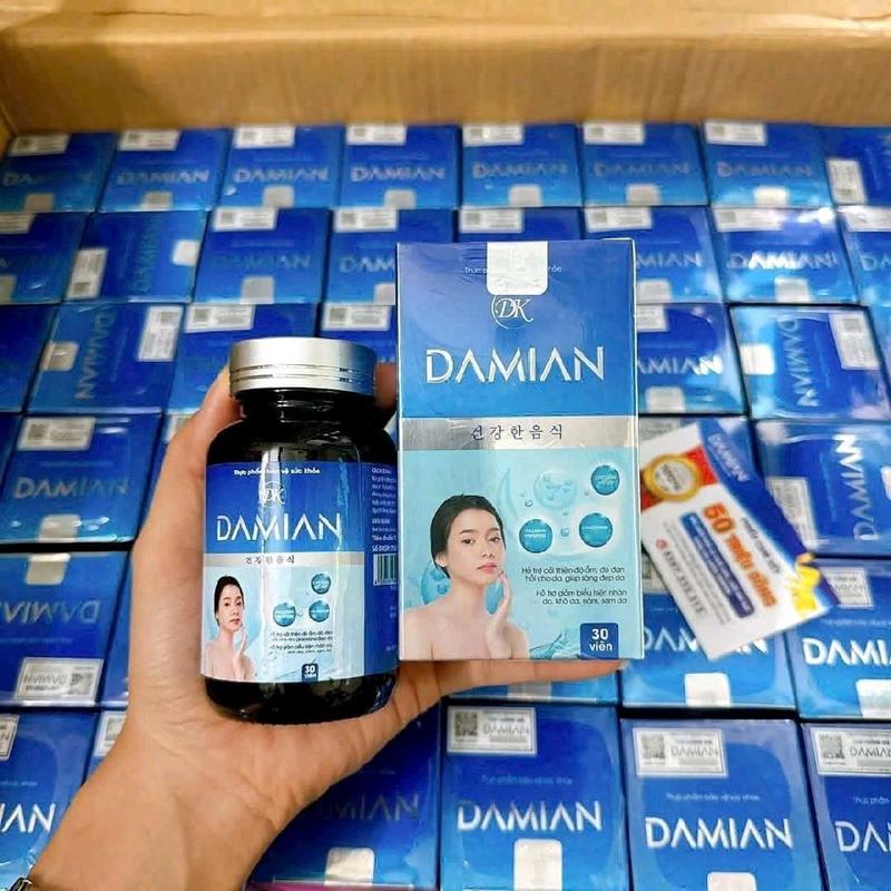 Viên uống Damian Dakami hộp 30 viên hỗ trợ trắng da mờ nám 0