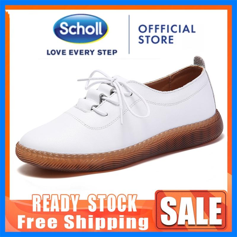 scholl women shoes Women's scholl casual leather shoes scholl ladies shoes Boat Shoes Loafers Shoes 1