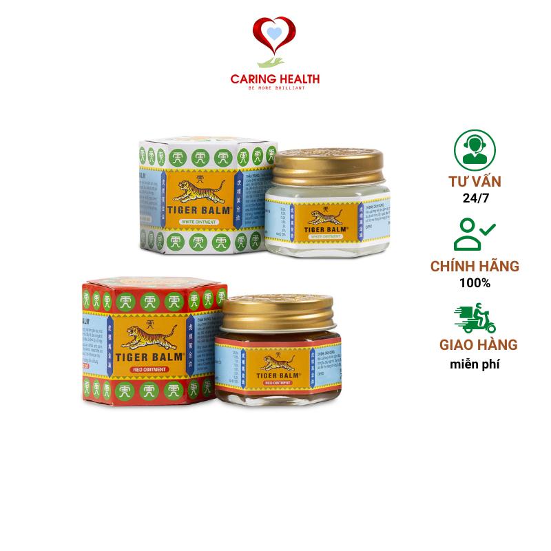 Dạng cao Dầu cù là con cọp Tiger Balm đỏ và trắng - Chính hãng nhập từ Singapore