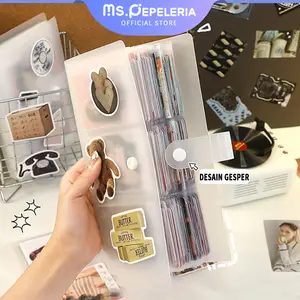 album foto polaroid 2R/kolbuk photocard 120/240 Slot/tempat photocard collect buku/Album Transparan Bernilai Tinggi-Ms.Pepeleria buku  pc