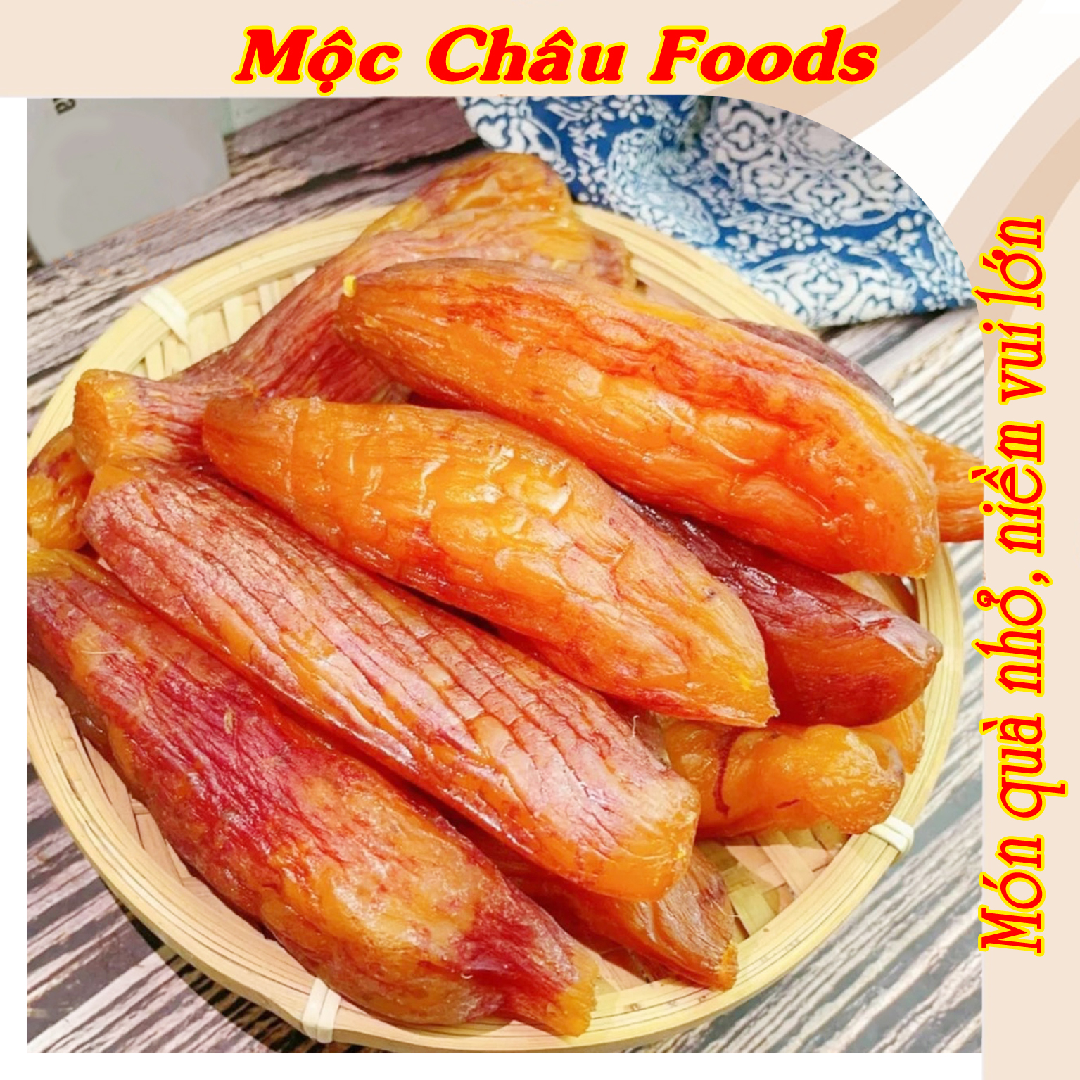KHOAI LANG SẤY DẺO NGUYÊN CHẤT KHÔNG ĐƯỜNG HÚT CHÂN KHÔNG  Ă
