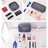 Gambar VEBLEN OFFICIAL STORE Pouch Kosmetik Kecil ETC Tempat Makeup Mini Bahan Nilon Mesh Anti Air Travel Organizer - L, Hitam dari VEBLEN OFFICIAL Store Kab. Tangerang 5 Tokopedia