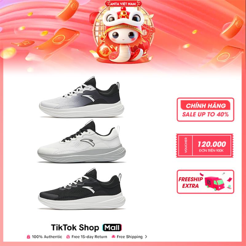 Giày Tập Gym, Training  Nam ANTA BASIC WALKING 1124B7792/9124C7713 | Giày Thể Thao Giày Tập Luyện, Đi Bộ, Bám Sàn, Ổn Định, Thoáng Khí , Sneaker Đế Cao Su Đàn Hồi, Êm Ái Hạn Chế Trơn Trượt Bảo Hành Chính Hãng ANTA Sport