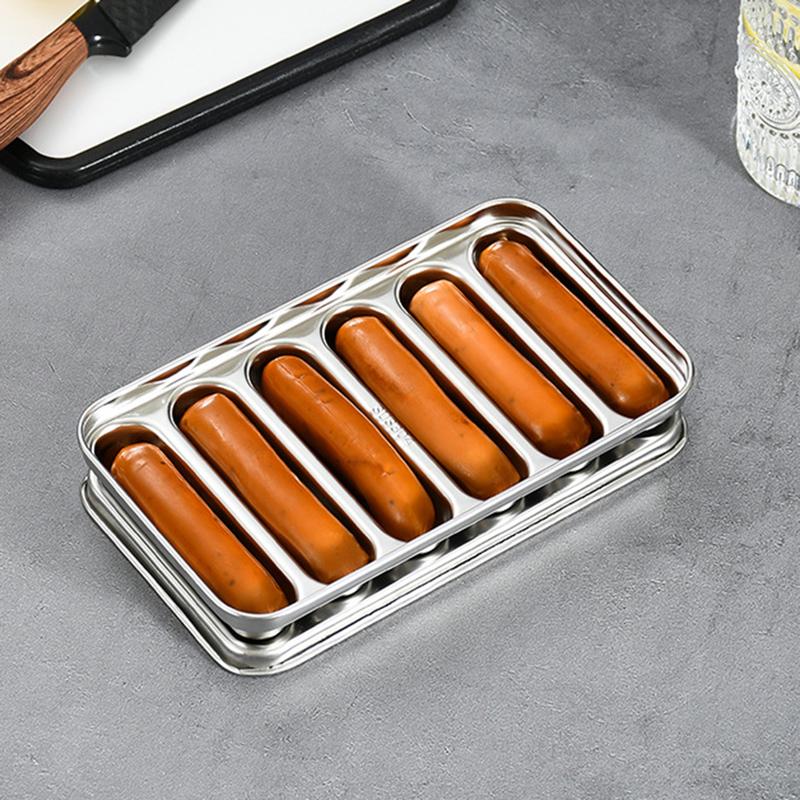 Product Introduction of Khuôn Xúc Xích, 6 Ngăn, Có Thể Hấp, Khuôn Xúc Xích Nướng, Cầm Tay, Chống Dính, Làm Bằng Thép Không Gỉ, Thủ Công, Thích Hợp Sử Dụng Tại Nhà 20