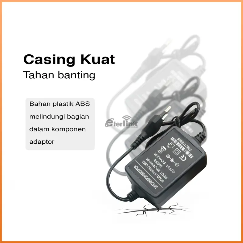 Power Adaptor Supply 5V 2A Part Media Converter HTB 3100 Adaptor Baik Computer Charger 4