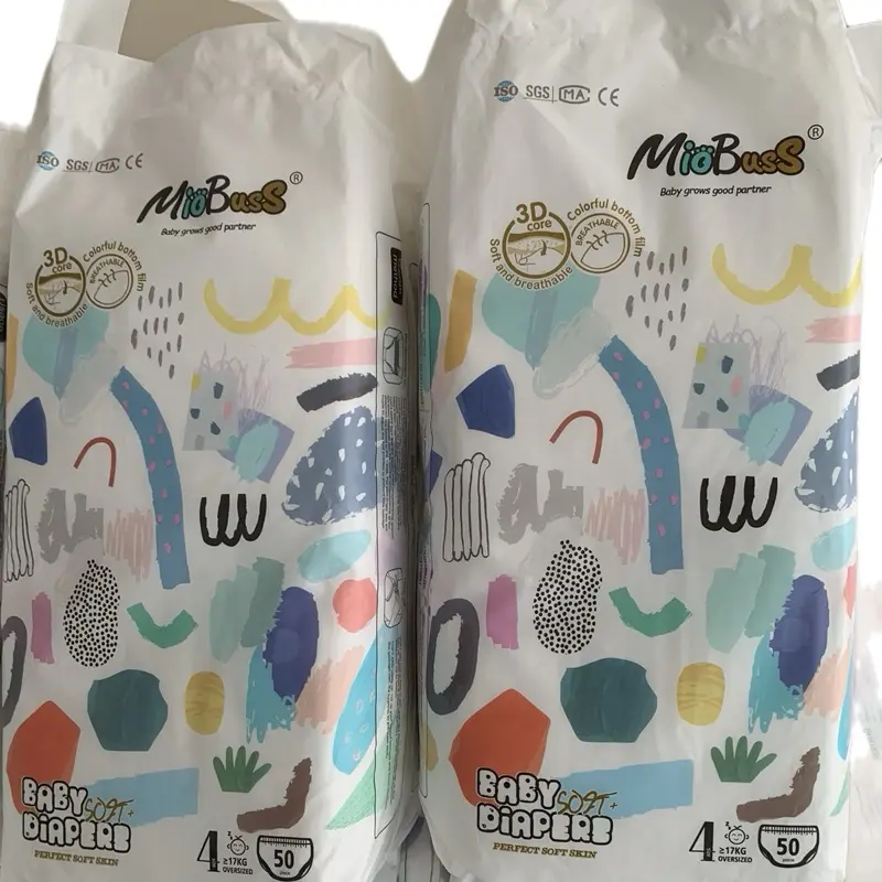 Combo 2 bịch bỉm quần MIOBUSS thấm hút tốt khô thoáng đủ sz cho bé từ 0 đến 5.