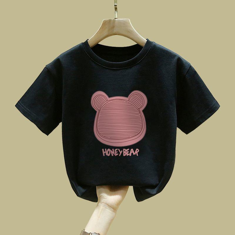 Quần Áo Trẻ Em, Áo Thun Cotton Nguyên Chất Tay Lửng Màu Hồng, Cho Bé Gái, Áo Nam, Ngắn Tay, Hàng Mới Về Mùa Hè, Được Năm Người Ca Mổ, Thích Hợp Cho Mùa Hè Năm 2024 2