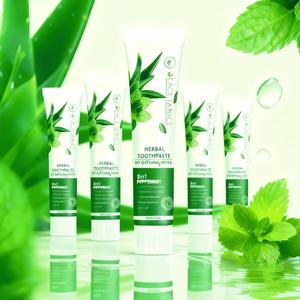 FJ Herbal Toothpaste  5 in 1 Peppermint Formula for Fresh Breath Oral Care Daily