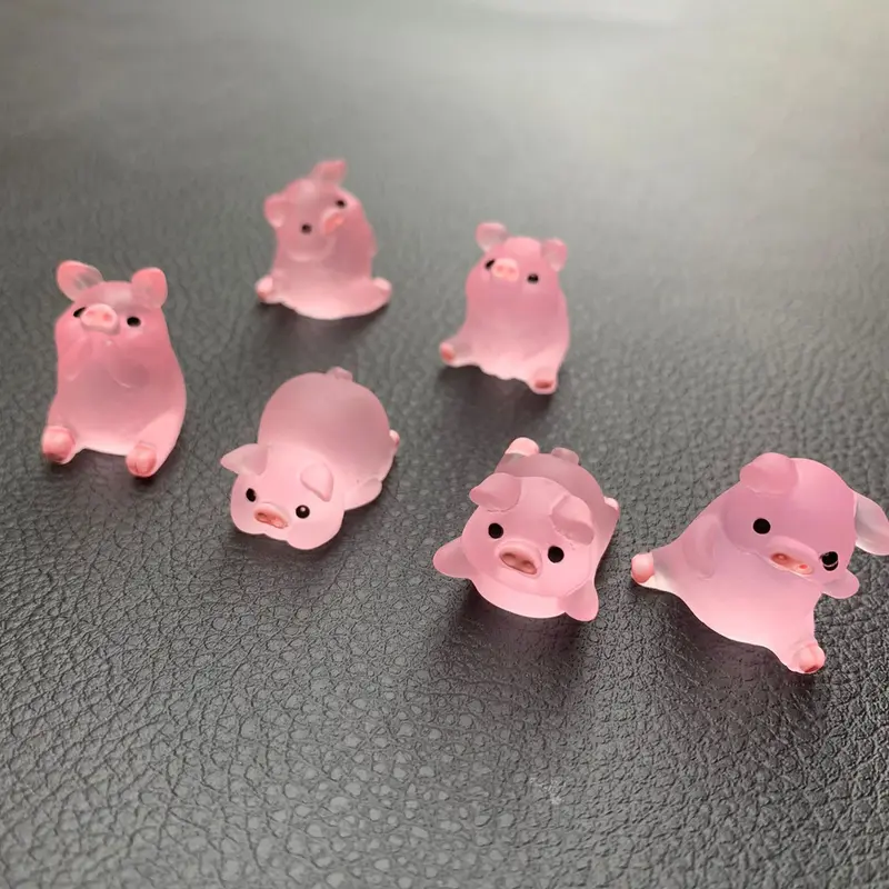 Đồ Trang Trí Để Bàn Hình Heo, Thiết Kế Nhỏ Nhắn Dễ Thương, Hình Con Heo Phát Sáng Hoạt Hình, Thích Hợp Cho Nội Thất Ô Tô, Đồ Dùng Quà Tặng 5