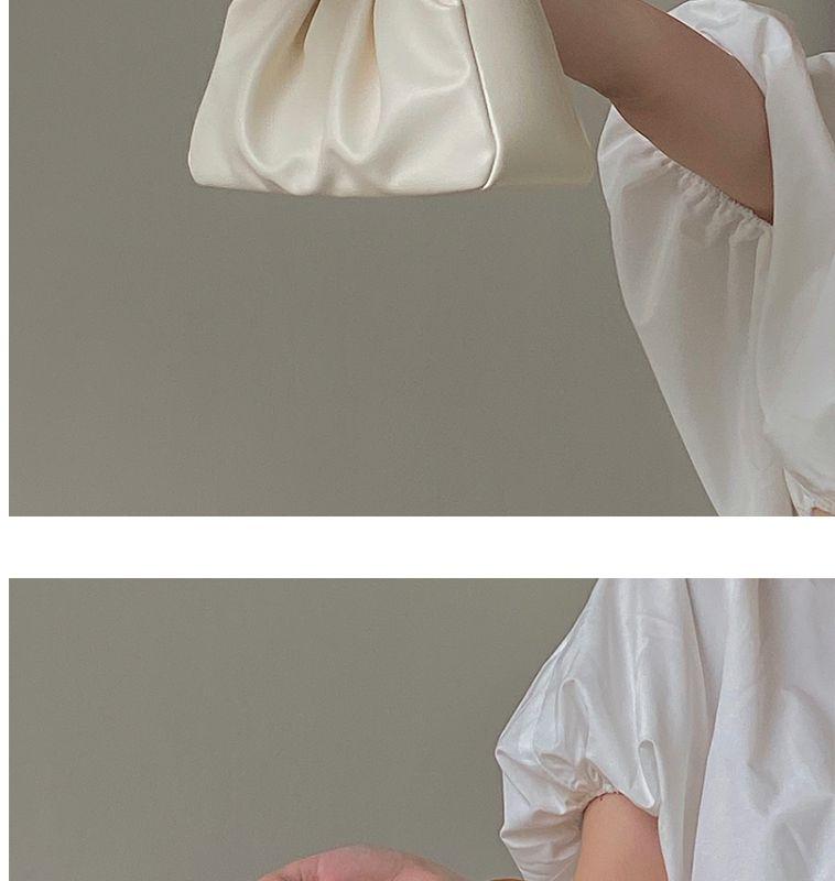 Product Introduction of Túi Nữ, Phong Cách Mới, Niche Hươu, Có Tay Cầm Bằng Gỗ, Thiết Kế Đám Mây Xếp Ly Túi Xách Nhỏ Đeo Vai Và Đeo Chéo, Túi Mini, 2024 7
