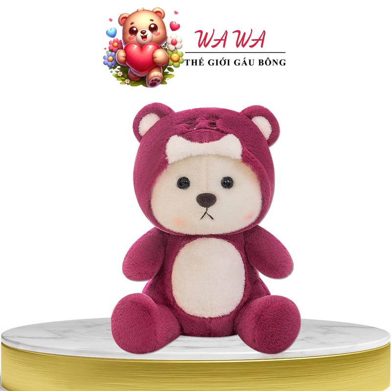 Thú Nhồi Bông Hình Gấu Dâu Lena Dễ Thương Gấu Bông Lena Quà Tặng Cao Cấp Đồ Chơi Quà Tặng Ý Nghĩa Cho Bạn Bè Và Người Thân Yêu gấu dâu khổng lồ Thú Bông Toy Phát Nhạc gấu đội mũ