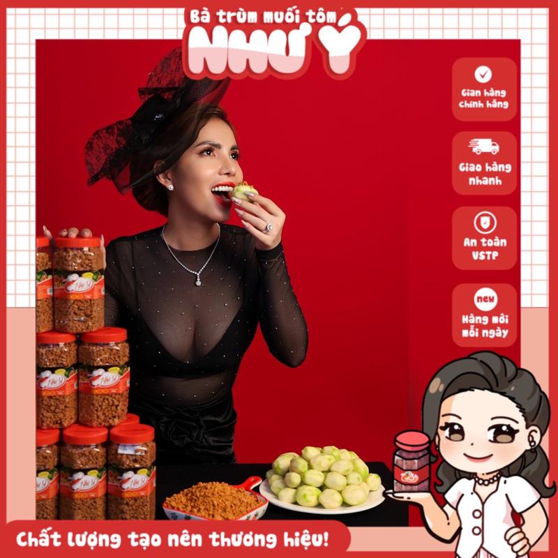  MUỐI TÔM NHƯ Ý - LOẠI TO CAY 400G DATE MỚI RA LÒ Gia Vị 