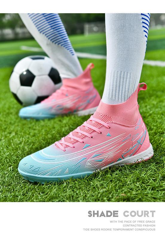 Product Introduction of Ready Stock Spikes Spikes Football Boots High-Top Football Boots Training Shoes Football Boots Outdoor Sports Shoes Training Shoes Outdoor Sports Shoes Grass Football Boots Land/Lawn Training Shoes Five-Player Football Boots Outdoor/In 39