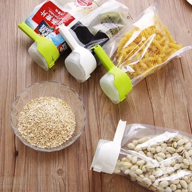 Snack Sealing Clip Keeping Fresh Clamp Plastic Helper Saver Travel Kitchen Gadget Seal Pour Food Storage Multi-function Bag Clip Utensils
