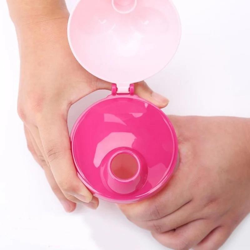 Hộp Đựng Sữa Bột Hình Gấu, 3 Ngăn, Cầm Tay, Dung Tích Lớn, Hộp Đựng Thức Ăn, Chống Rò Rỉ, Thích Hợp Cho Bé Bú, Hộp Đựng Công Thức, Hộp Đựng Sữa Bột Trữ Sữa Voi bình  giữ bình  giữ ấm 4