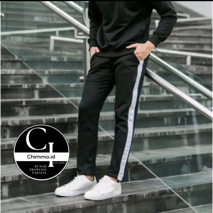 CHimmo.ID Celana Trening Panjang Trackpant Dewasa Pria dan Wanita Slim-fitting Olahraga Pakaian Sport