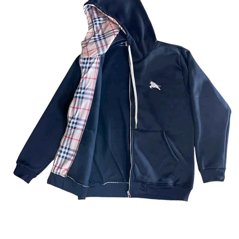 Áo Khoác Nỉ cotton nam nữ,sọc kẻ hoạ tiết thêu,full tag new 2025  Menswear Jacket 2