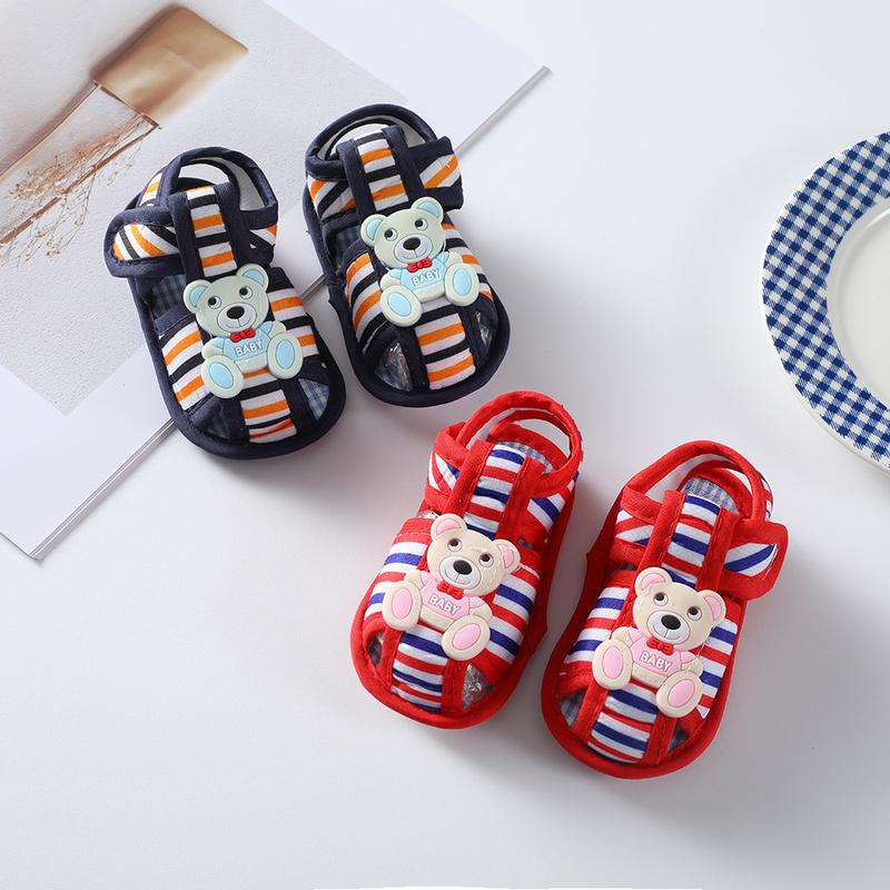 Product Introduction of Dép Xăng Đan Trẻ Em, Cho Em Bé Và Trẻ Mới Biết Đi, Trang Phục Mùa Hè, Thiết Kế Kẻ Sọc Hoạt Hình, Thích Hợp Cho Các Hoạt Động Ngoài Trời Và Thường Ngày Giày Tập Đi Cho Em Bé Gái Và Bé Trai, Giày Thường Ngày 13