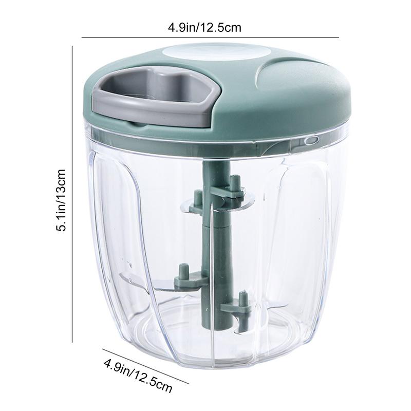 Product Introduction of Garlic Chopper Food Processor Portable Veggie Chopper Blender Kitchen Cutter for Vegetables Fruits Nuts Spices Garlic Onion Ginger 0