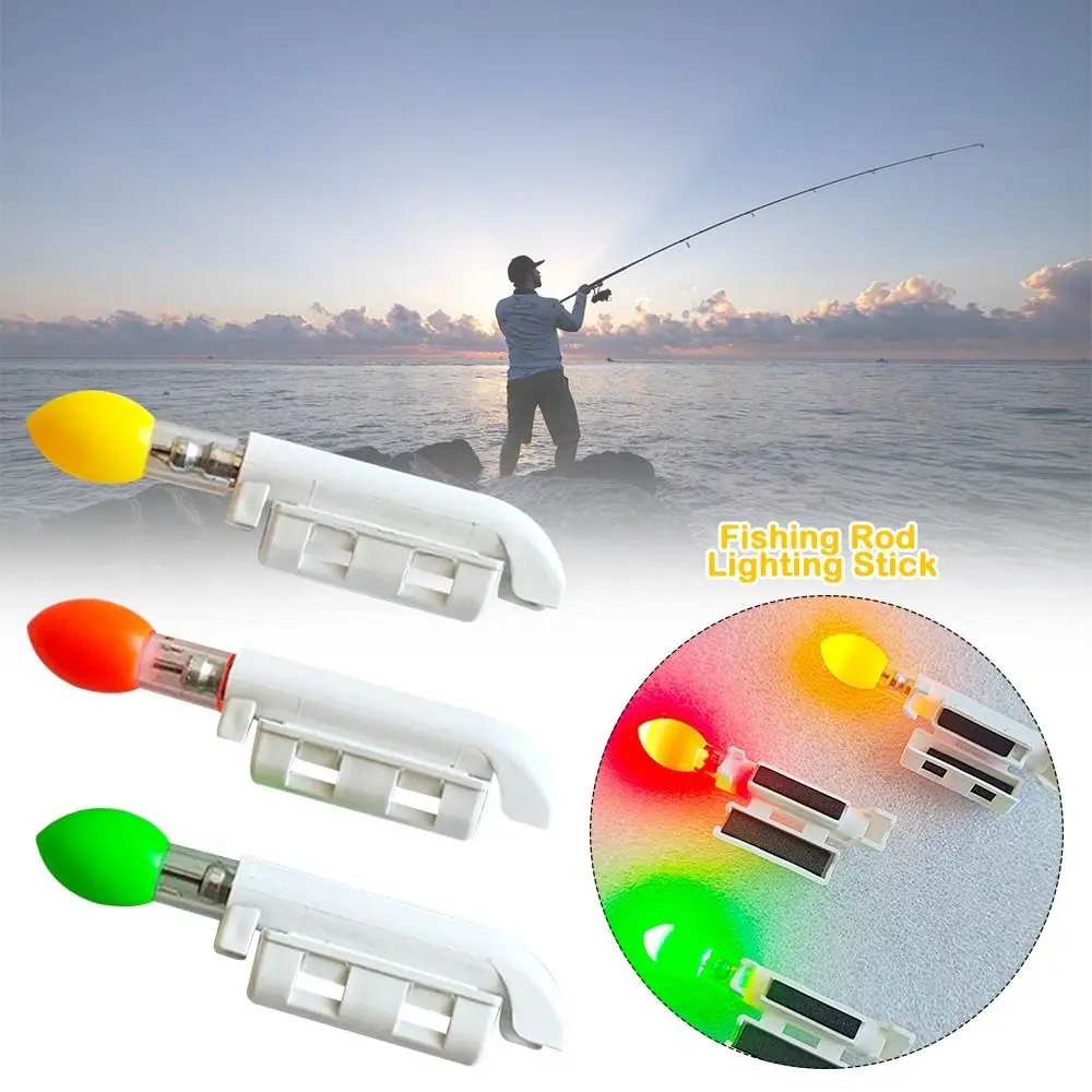 5pcs 2024 Night Fishing Fishing Rod Lighting Stick Removable Float Tackle Fishing Luminous Stick 5 Color Waterproof LED Night Tackle Fishing