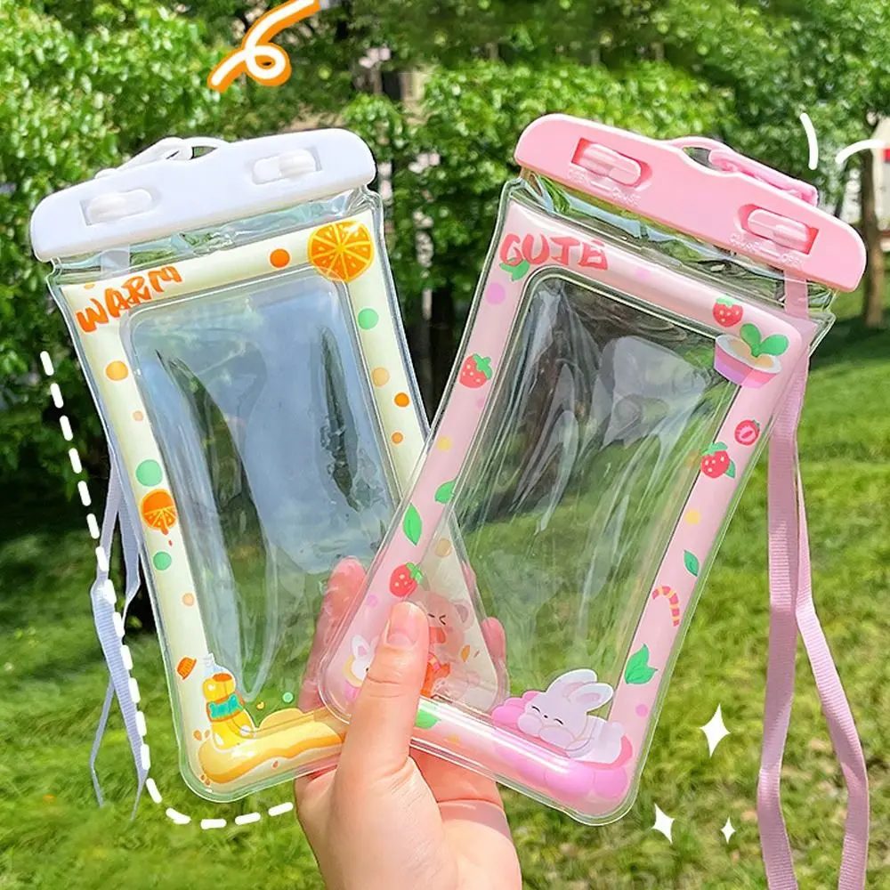 Universal Waterproof Cartoon Phone Bag | Underwater Dry Pouch for Beach, Pool, Skiing, Water Sports