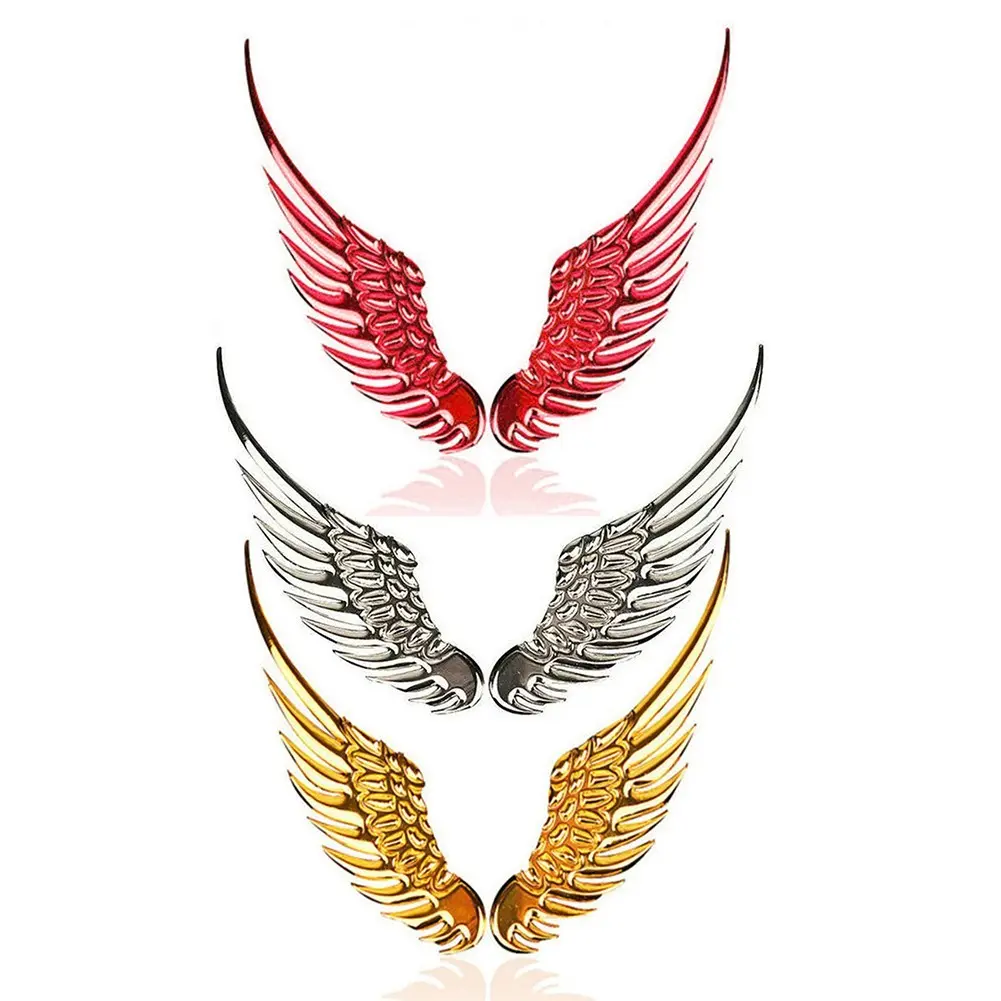 💕3D PVC Decal Car Motorcycle Creative DIY Wing Scratch Sticker