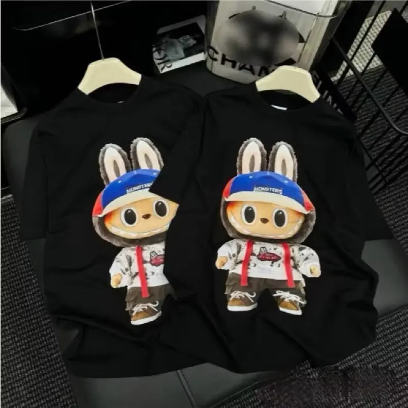 Kaos Baju Labubu Bangkok kaos branded bkk import Kaos Atasan Labubu Korea Kaos premium Kaos Original Distro boneka labubu Combed Dewasa Katun Panjang Sablon 2