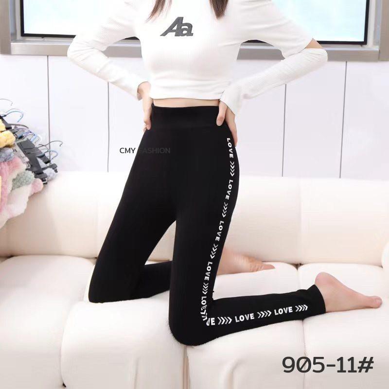 Product Introduction of กางเกงเลกกิ้ง ขาวยาว ดำล้วน ดำแถบข้าง ผ้าทอ คอตตอนผสมสเปนเด็กซ์ ยืดตามรูปร่าง k004-905-705# 43