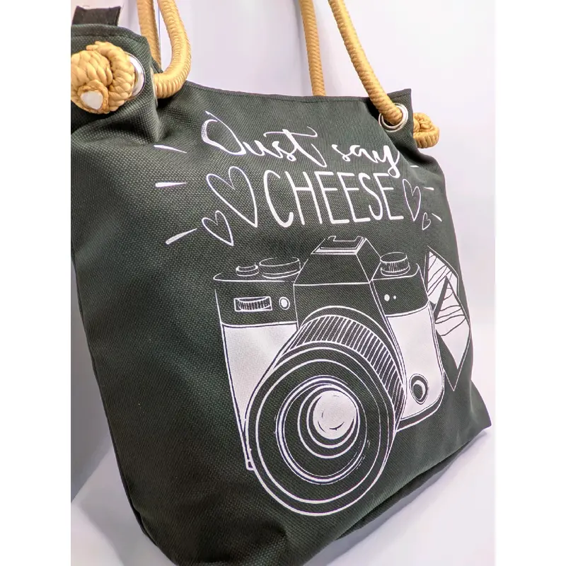 Tas Totebag Wanita Cordura Dengan Tali Sumbu Resleting Furing 4