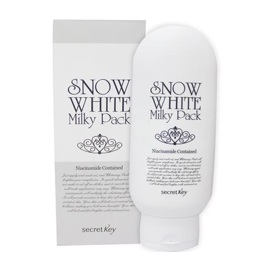 Kem Ủ Trắng Làm Sáng Da Secret Key Snow White Milky Pack 200ml