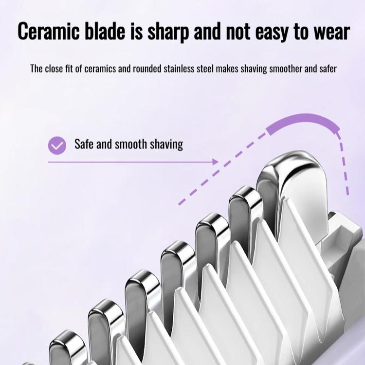 Women's special dualhead fullbody hair removal pubic hair trimmer underarm shaver 2