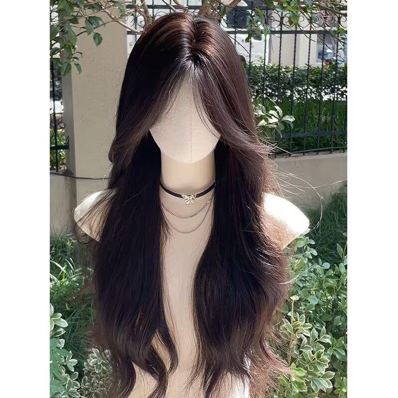 Rambut Palsu Seluruh Kepala, Panjang Setengah, Rambut Kerinting ...