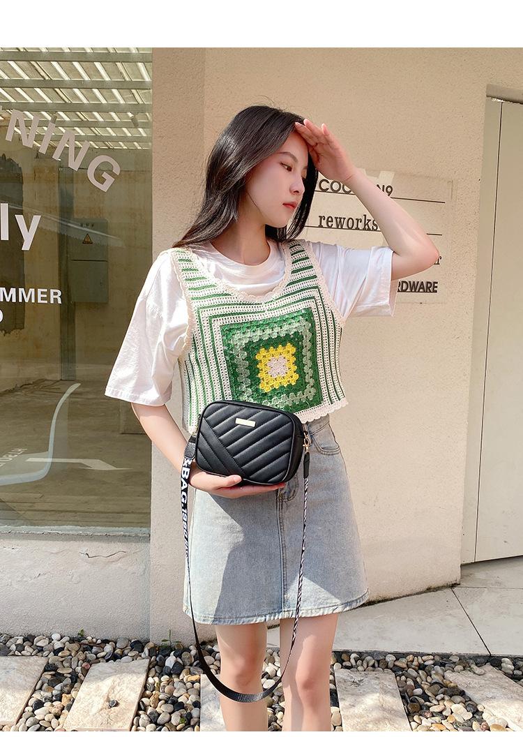 Product Introduction of Bag Women's Bag 2024 New Small Square Bag Women's Shoulder Bag Fashion Crossbody Bag Small Bag Coin Purse 19