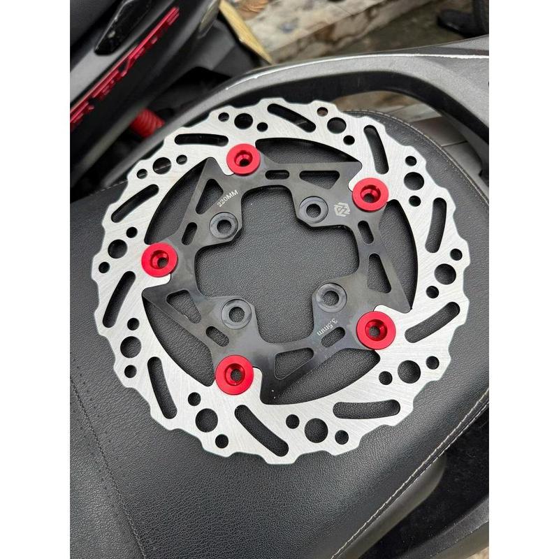  Đĩa thắng trước Kingspeed đi size đĩa 220mm gắn mâm 4 lỗ thông dụng Sirius  Wave  Future..... 