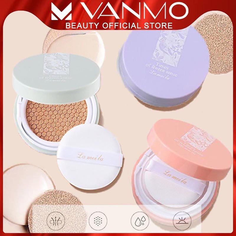 Phấn Nước Cushion Lameila Dưỡng Da Lâu Trôi Che Khuyết Điểm Dưỡng Ẩm Cho Lớp Nền Hoàn Hảo Cosmetic Nữ Mỹ Phẩm Trang Điểm Women