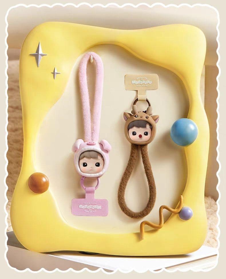 Product Introduction of Hacipupu Animal Stickers Series Blind Box Mobile Phone Lanyard Trendy Fashion Peripheral 3