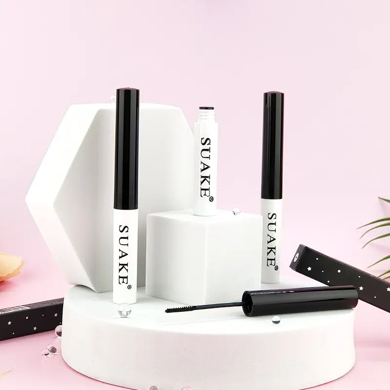 Mascara SUAKE, Đen Trắng, Dày Và Cong, Ba Chiều, Không Thấm Nước, Chống Mồ Hôi, Chống Nhòe, Lâu Trôi, Bán Hàng Trực Tiếp Từ Nhà Máy Nguồn Women Trang Điểm Cosmetic Mỹ Phẩm Nữ