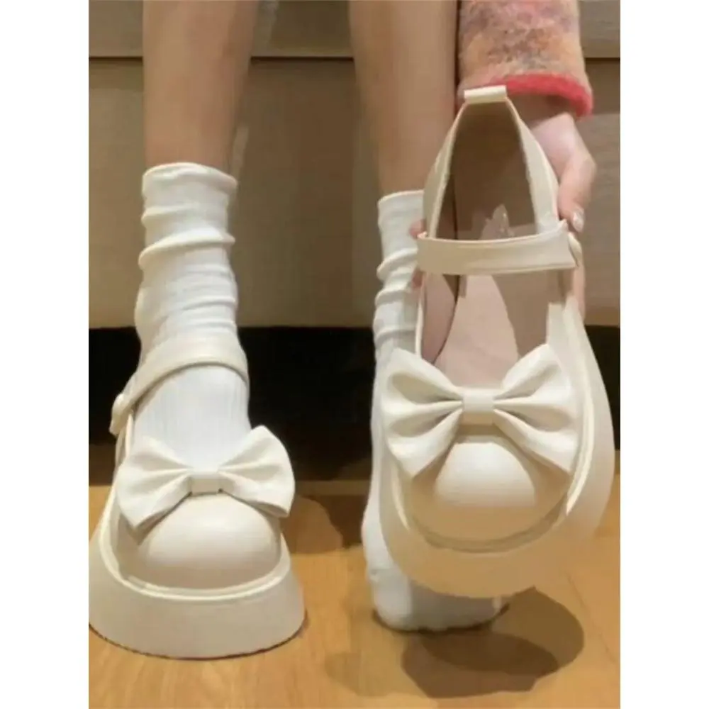 Giày Ngọt Ngào Phong Cách Nhật Bản, Lolita, Giày Da Đế Dày, Nhỏ, Phong Cách JK, Ngọt Ngào Và Ngầu, Mũi To, Giày Mary Jane, Thích Hợp Cho Mùa Lò Xo Và Mùa Hè, Hàng Mới Về Năm 2025