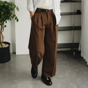 Quần Suông Nam Ống Rộng Vải Thái Kháng Nhăn THOMAS Bali Wide Trouser Chun Lưng Simple Life Gentle Mind TW03