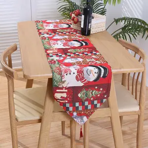 Taplak Meja Ornamen Hiasan Hari Natal / Christmas Table Runner 5168