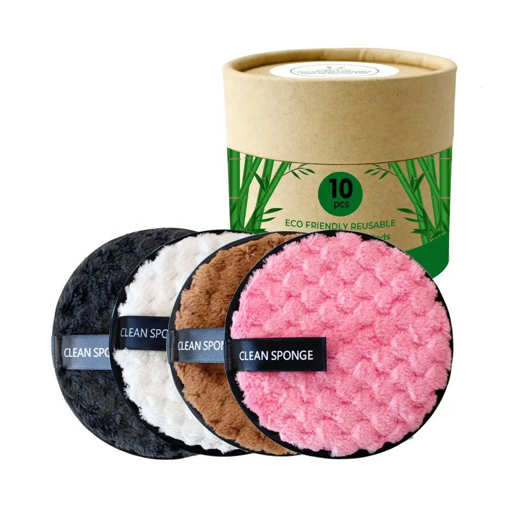 Lazy Face Washing Makeup Remover Cotton Cushion Cross-Border Microfiber Makeup Removing Powder Puff Pineapple Lattice Cleansing Buffer Cleansing Sponge