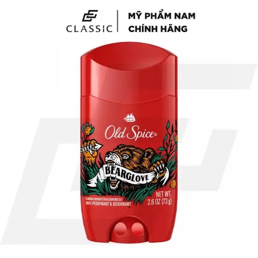 Sáp Khử Mùi Old Spice Giảm Tiết Mồ Hôi Hương Bearglove 85g/73g (chai) lăn  khử  mùi 4