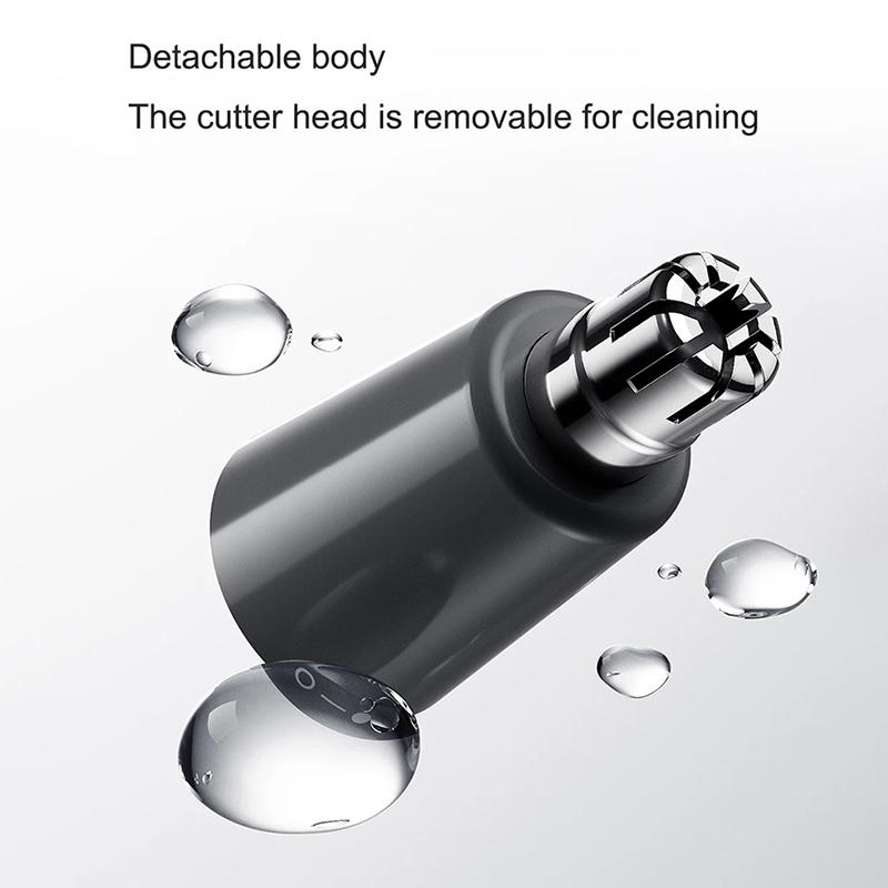 Product Introduction of Electric Nose Hair Trimmer, Charging Ear Hair Repairman, Magnetic Suction Blade, Detachable, Water Washable 17