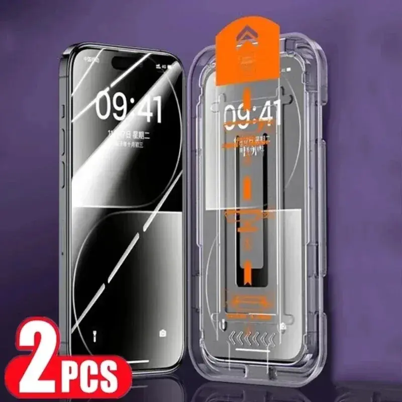 Bảo Vệ Màn Hình, Lớp Phủ Oleophobic 8K Mới, Không Có Bụi, Lắp Đặt, Kính Chống Spy, Tương Thích Với iPhone 13, 11, 12, 14, 15, 16, Pro Max, XS MAX Và X Phụ Kiện