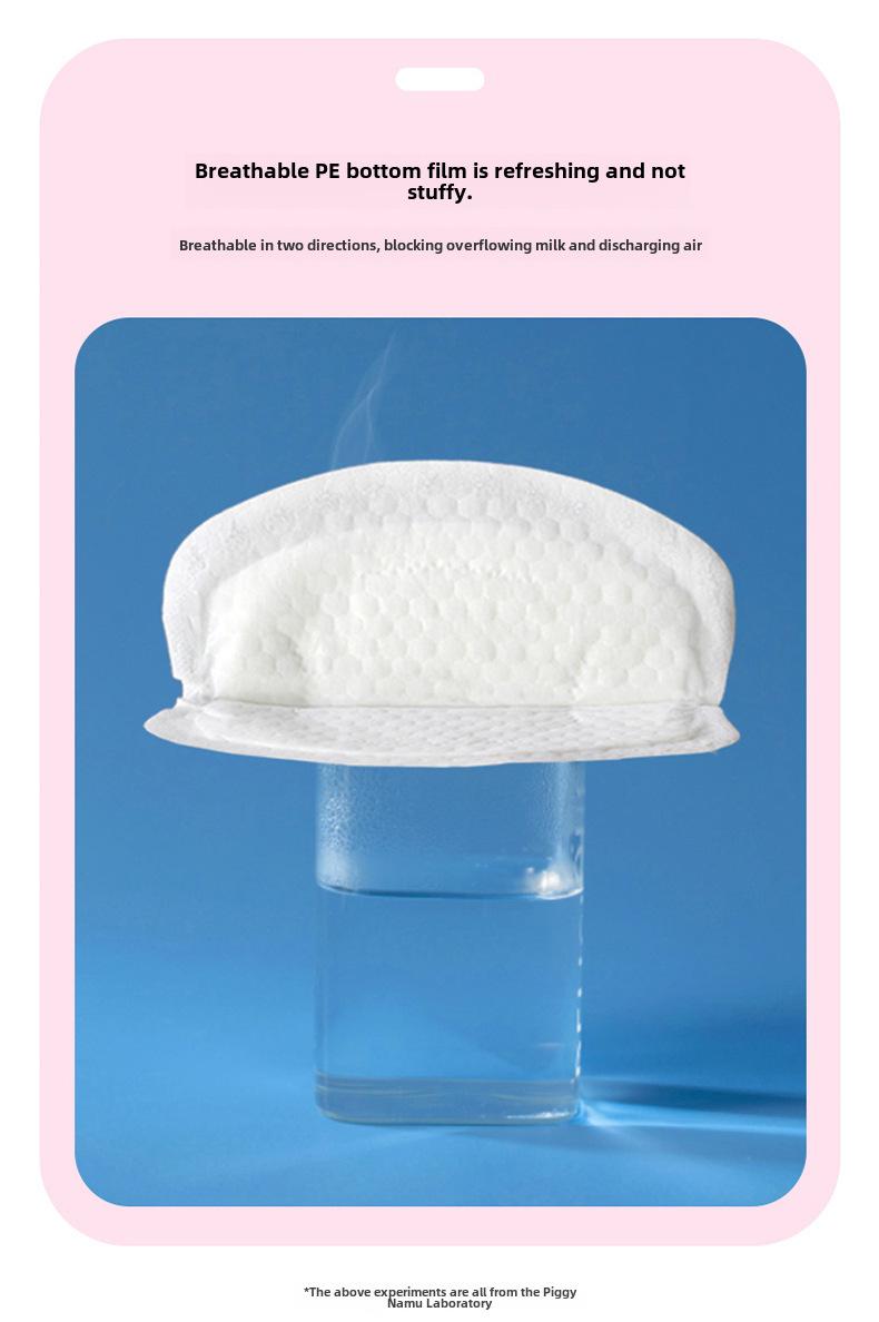 Product Introduction of Disposable Anti-Overflow Breast Pad 100 Pieces Breastfeeding Breast Pad Pregnant Women Spill Prevention Breast Pad Soft Breathable Independent Packaging 7