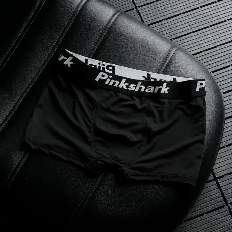 Hộp 3  Quần boxer nam  Pink Shark ( thun Lanh)co giãn 4 chiều Menswear Quần Boxer Sịp Boxer Quần Lót quần 6