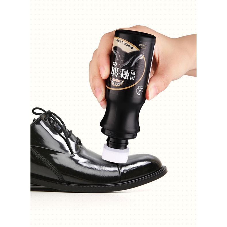 VSGD01 Xi Nước Đánh Bóng Giày da đen Sản phẩm làm sạch giày da nam