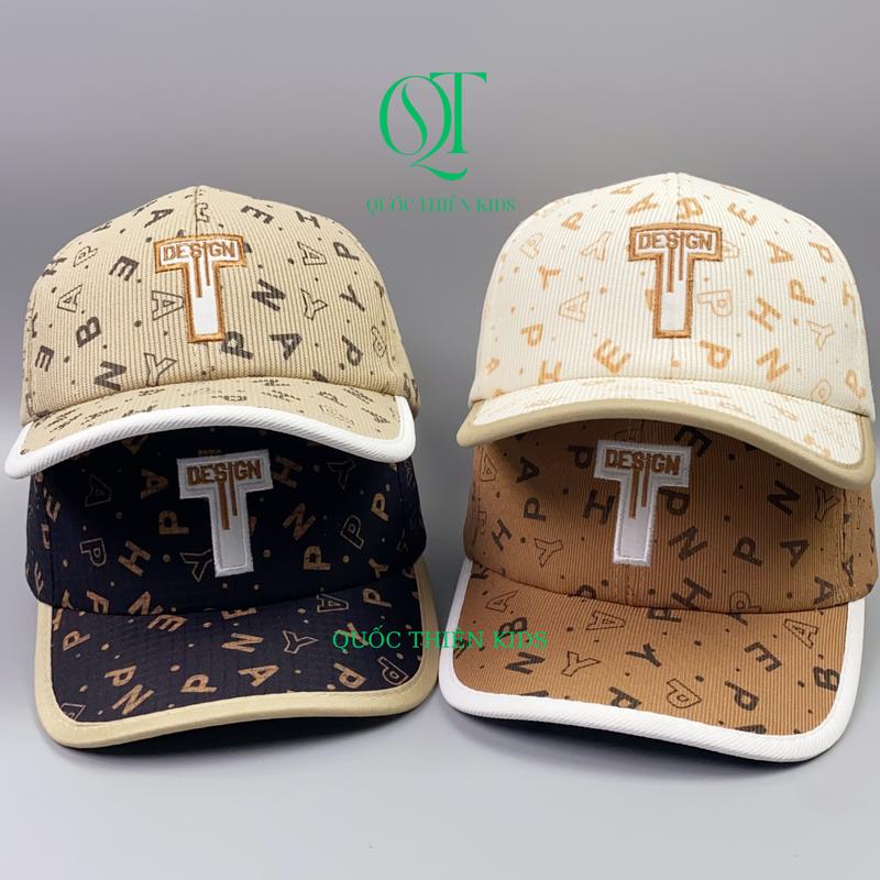 Product Introduction of [Mũ nón trẻ em 4-10 tuổi ] Mũ lưỡi trai chữ logo DESIGN vải thun tăm , nón kết vải đẹp cho bé  - Ms QT84 6